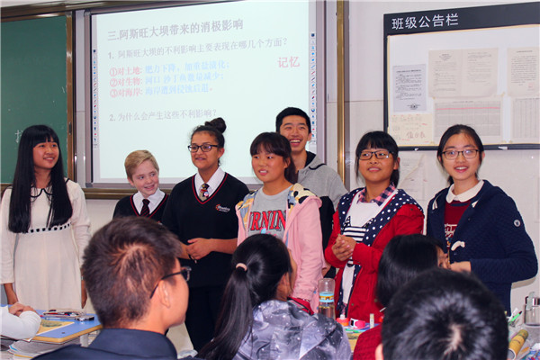 英國牛津郡勝利中學(xué)師生代表團(tuán)考察合肥七中(圖6)